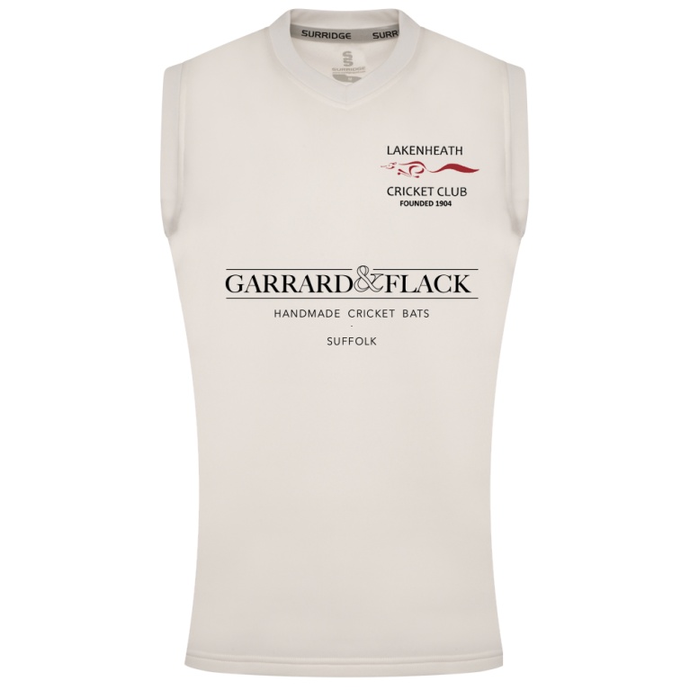 LAKENHEATH CC BLAST SLEEVELESS WOMENS SWEATER-Ivory